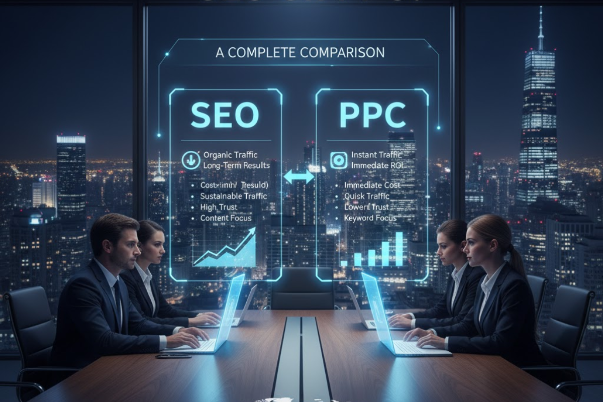 Which Is Better for Growth—SEO or PPC? A Complete Comparison | Design Syndra